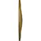 Ekena Millwork Trinity Ceiling Medallion (Fits Canopies up to 3"), Hand-Painted Gold, 22"OD x 1 3/4"P CM22TNGLS - alternate 2